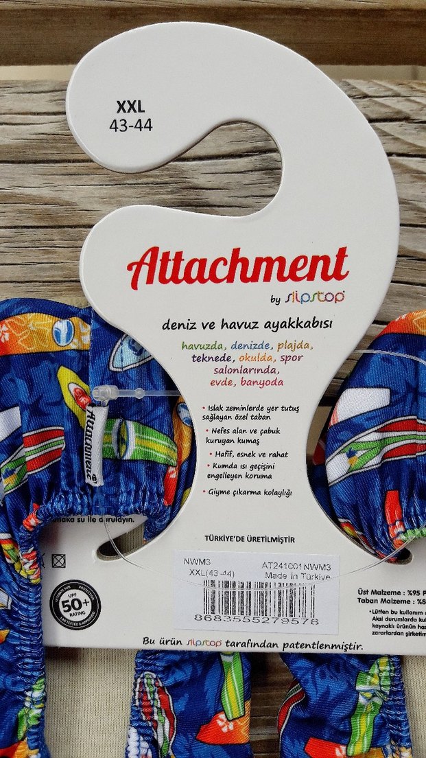 Erkek Deniz Terliği 50+UV korumalı - Görsel 4