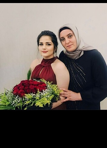 xl Beden bordo Renk Tertemiz halter yaka elbise