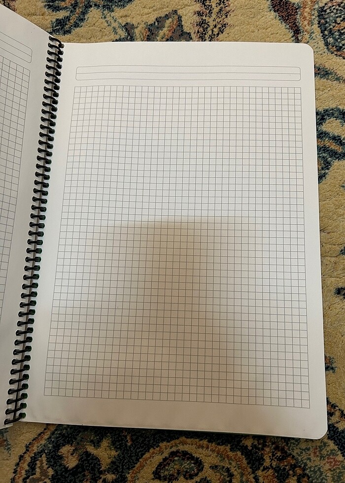 Kareli A4 Spiralli Defter - Görsel 4