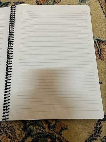 Çizgili A4 Spiralli Defter - Görsel 3