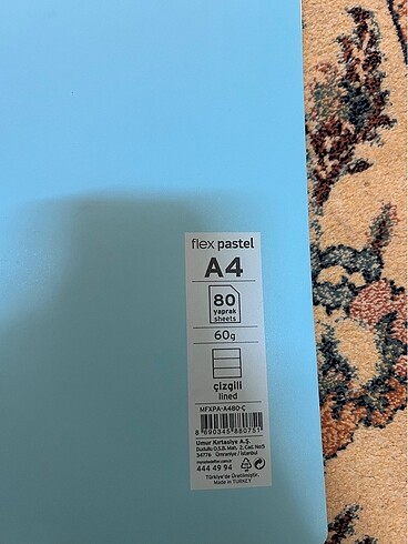 Çizgili A4 Spiralli Defter - Görsel 2