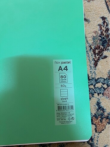 Çizgili A4 Spiralli Defter - Görsel 2