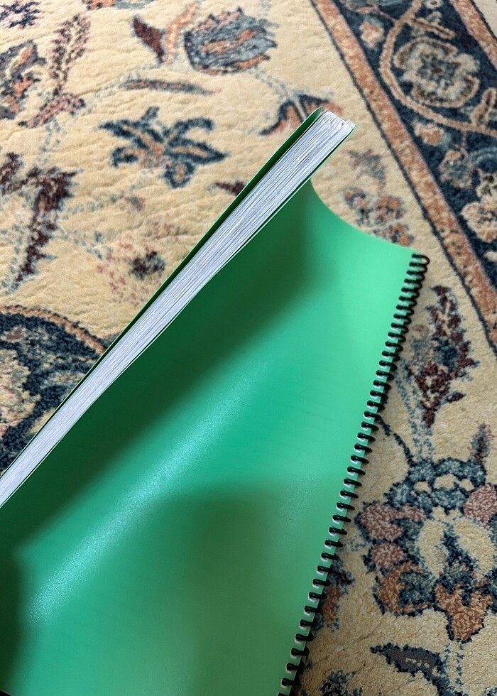 Çizgili A4 Spiralli Defter - Görsel 3