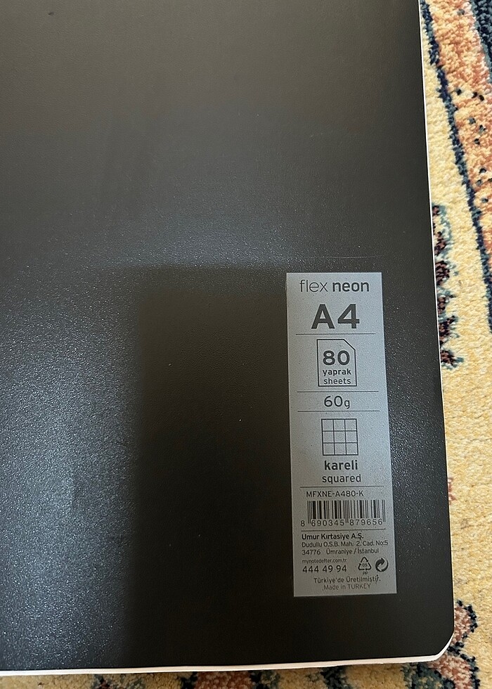 Kareli A4 Spiralli Defter - Görsel 2