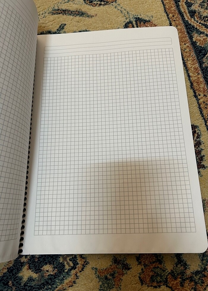 Kareli A4 Spiralli Defter - Görsel 4