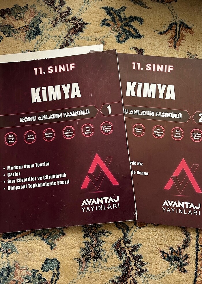 Avantaj Yayınları 11. Sınıf Kimya Konu Anlatım Fasikülleri - Görsel 2