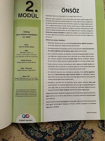 Orbital Yayınları Ders Anlatım Modülleri - Görsel 6