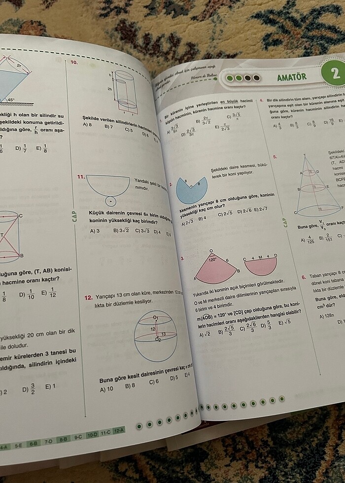 Çap Yayınları 11. Sınıf Fen Lisesi Matematik Seti - Görsel 4