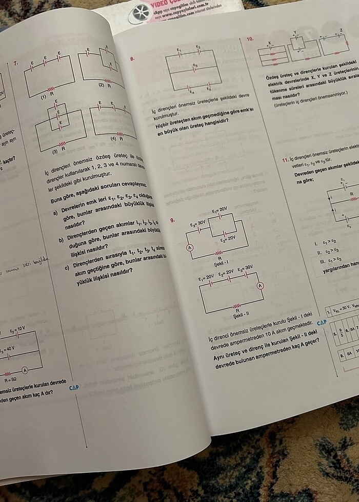 Çap Yayınları 10.Sınıf Fen Lisesi Fizik Seti - Görsel 4