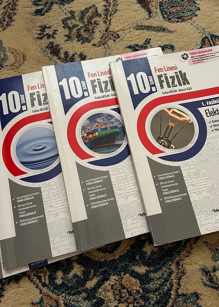 Çap Yayınları 10.Sınıf Fen Lisesi Fizik Seti - Görsel 2