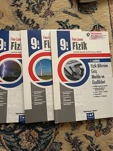 Çap Yayınları 9.Sınıf Fen Lisesi Fizik Seti - Görsel 2
