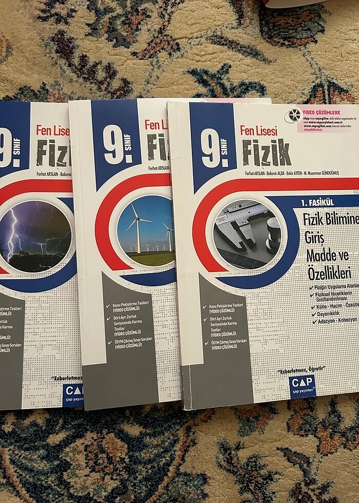 Çap Yayınları 9.Sınıf Fen Lisesi Fizik Seti - Görsel 2