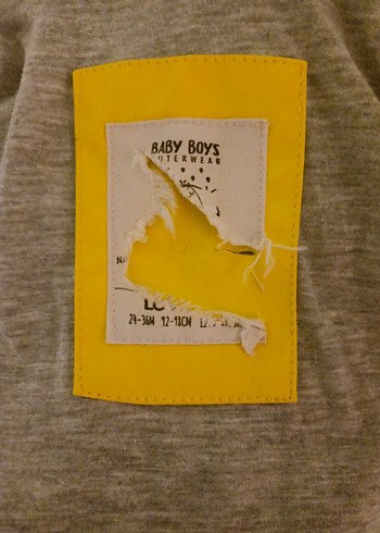 Sarı Kapüşonlu Fermuarlı Erkek Çocuk yağmurluk. - Görsel 5