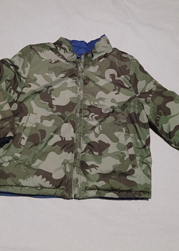 Erkek Çocuk Mavi Fermuarlı Mont - Görsel 2