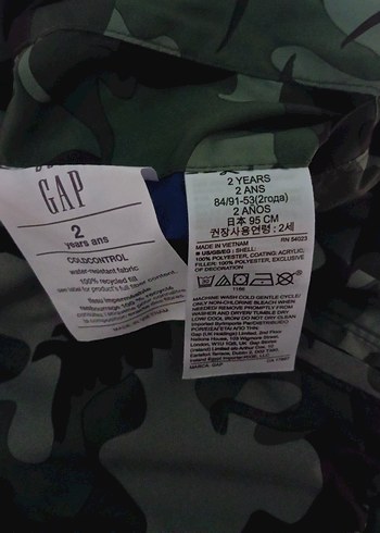 Erkek Çocuk Mavi Fermuarlı Mont - Görsel 3