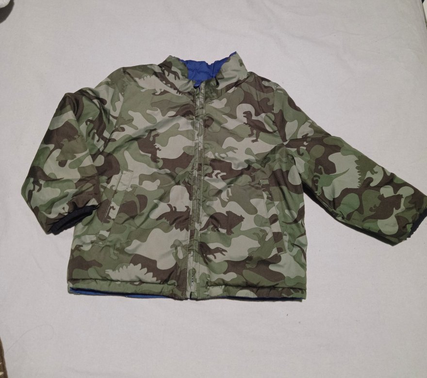 Erkek Çocuk Mavi Fermuarlı Mont - Görsel 2