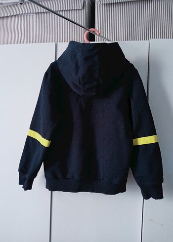 Erkek Kapüşonlu Fermuarlı Sweatshirt - Görsel 2