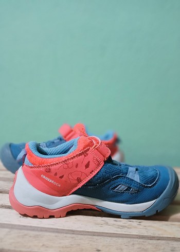 Kız Çocukları için Renkli Velcro Spor Ayakkabı - Görsel 4