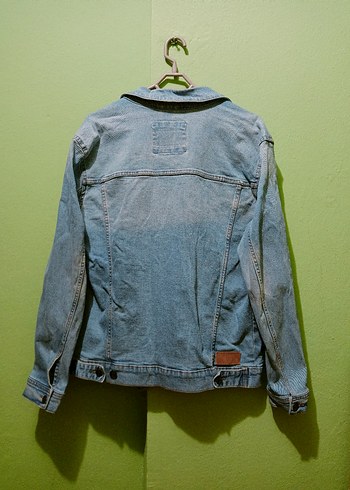 Kadın Mavi Düğmeli Denim Ceket - Görsel 2