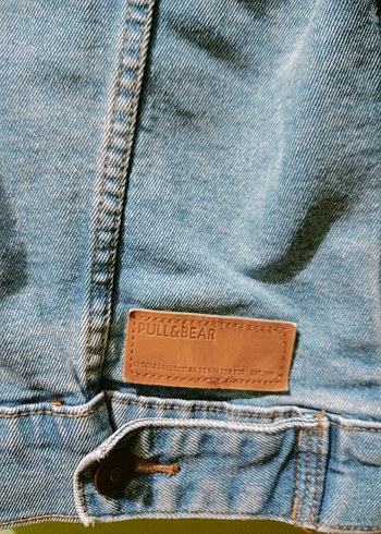 Kadın Mavi Düğmeli Denim Ceket - Görsel 3