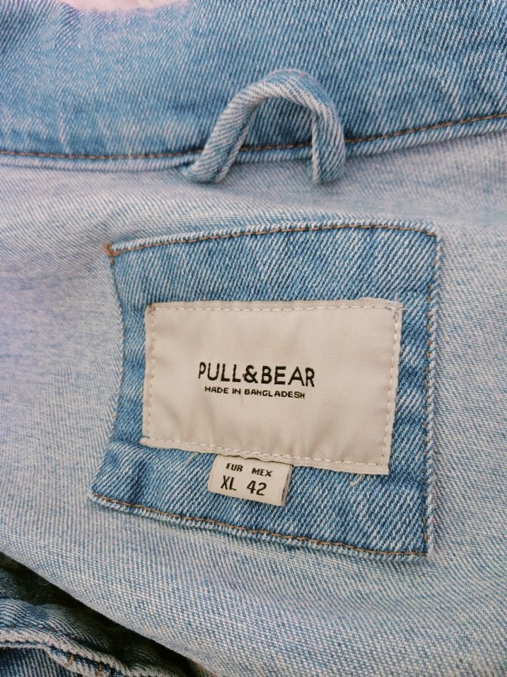 Kadın Mavi Düğmeli Denim Ceket - Görsel 4