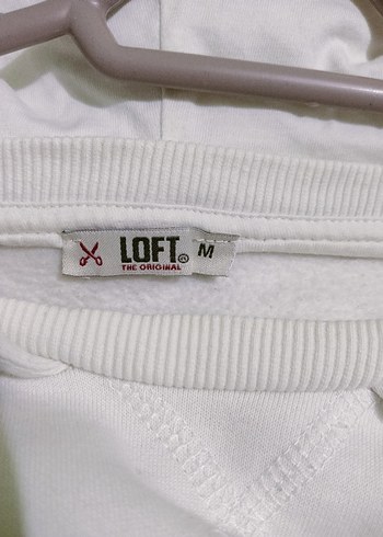 Beyaz Kapüşonlu Baskılı Sweatshirt - Görsel 3