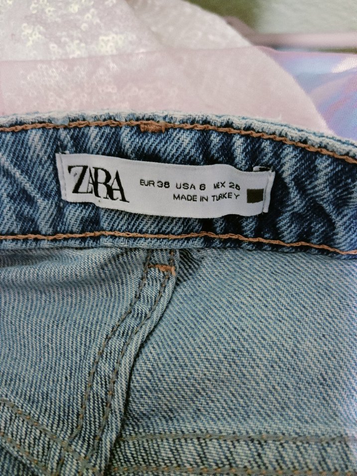 Mavi Rahat Kesim Kadın Denim Pantolon - Görsel 4