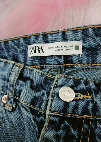 Geniş Kesim Midi Boy Kadın Kot Pantolon - Görsel 3