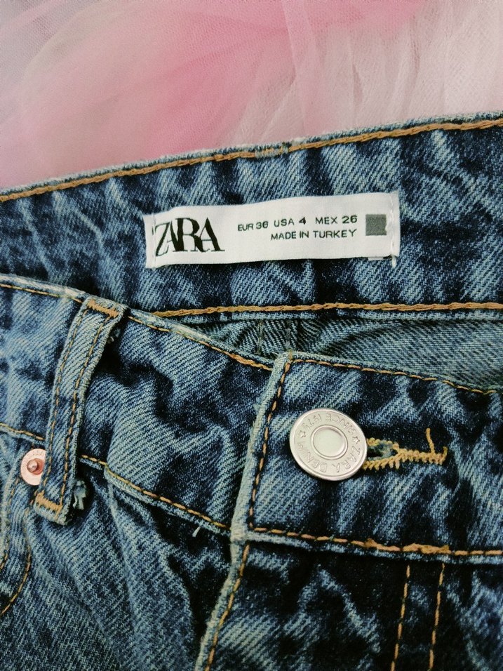 Geniş Kesim Midi Boy Kadın Kot Pantolon - Görsel 3