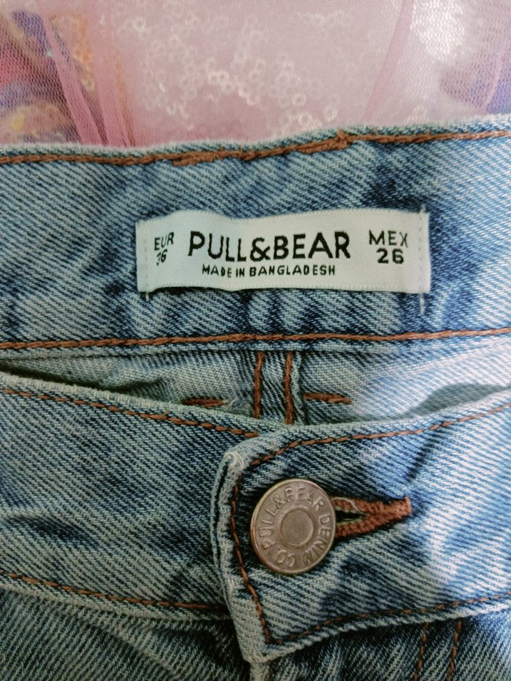 Mavi Pastel Renkli Bol Kesim Kadın Kot Pantolon - Görsel 3