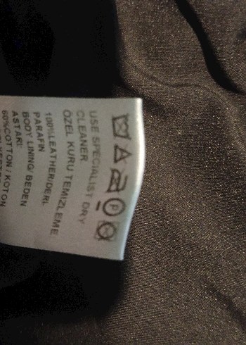 Siyah Deri Biker Ceket Kadın - Görsel 6