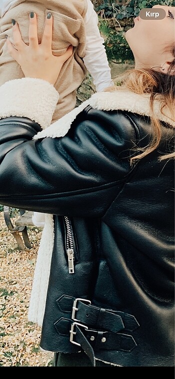Bershka suni kürk kaban