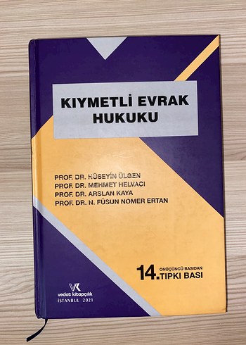 Kıymetli Evrak Hukuku - 14. Baskı