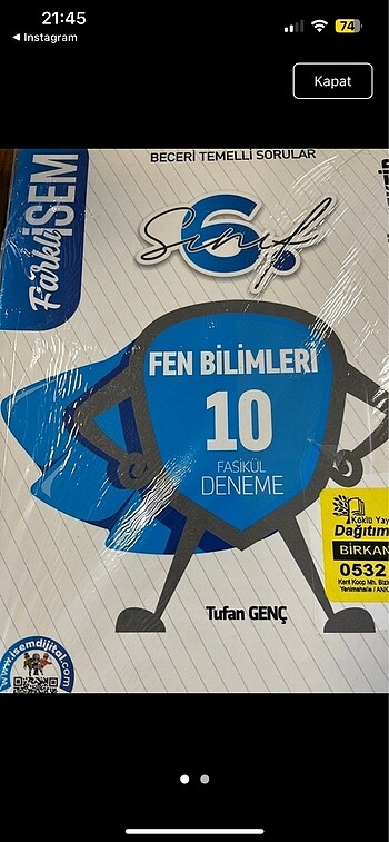  Beden Renk 6.sınıf