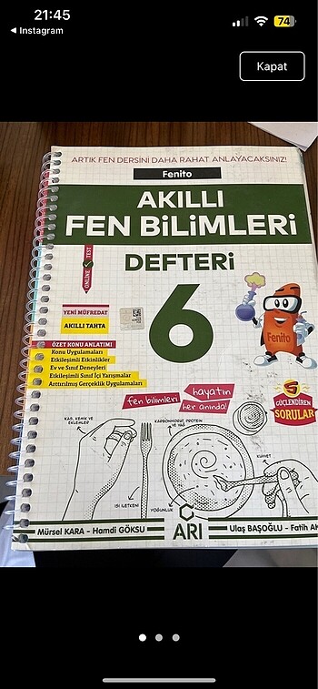 Beden 6.sınıf