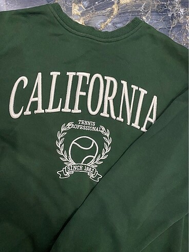 Oversize Vintage Yeşil Sweat