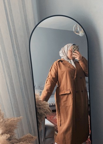 Bej Midi Kadın Trençkot - Görsel 2