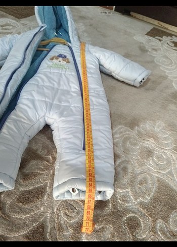 Nakışlı Mavi Bebek Tulumu - Görsel 5