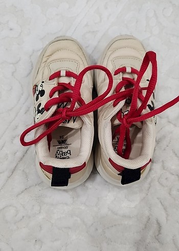 Zara Mickey Mouse Baskılı Kız/erkek Spor Ayakkabı - Görsel 3