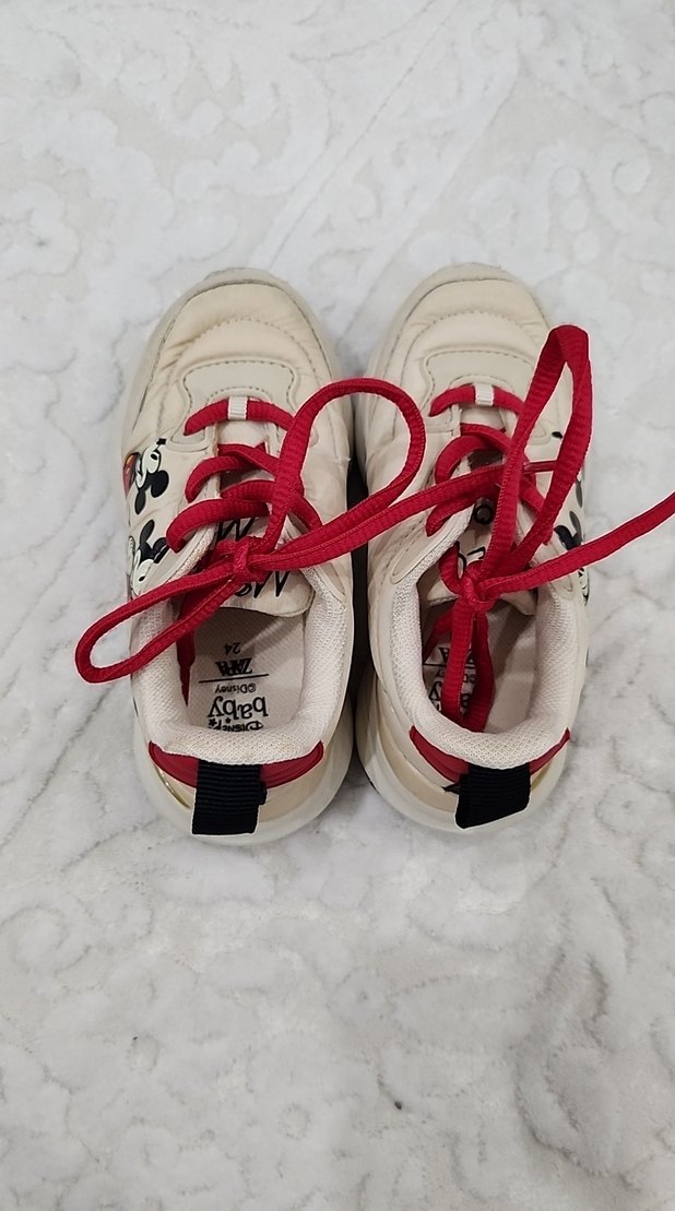 Zara Mickey Mouse Baskılı Kız/erkek Spor Ayakkabı - Görsel 3