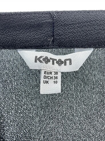 38 Beden siyah Renk Koton Bluz %70 İndirimli.