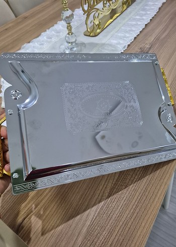 Paşabahçe Altın Renkli Parlak Tepsi