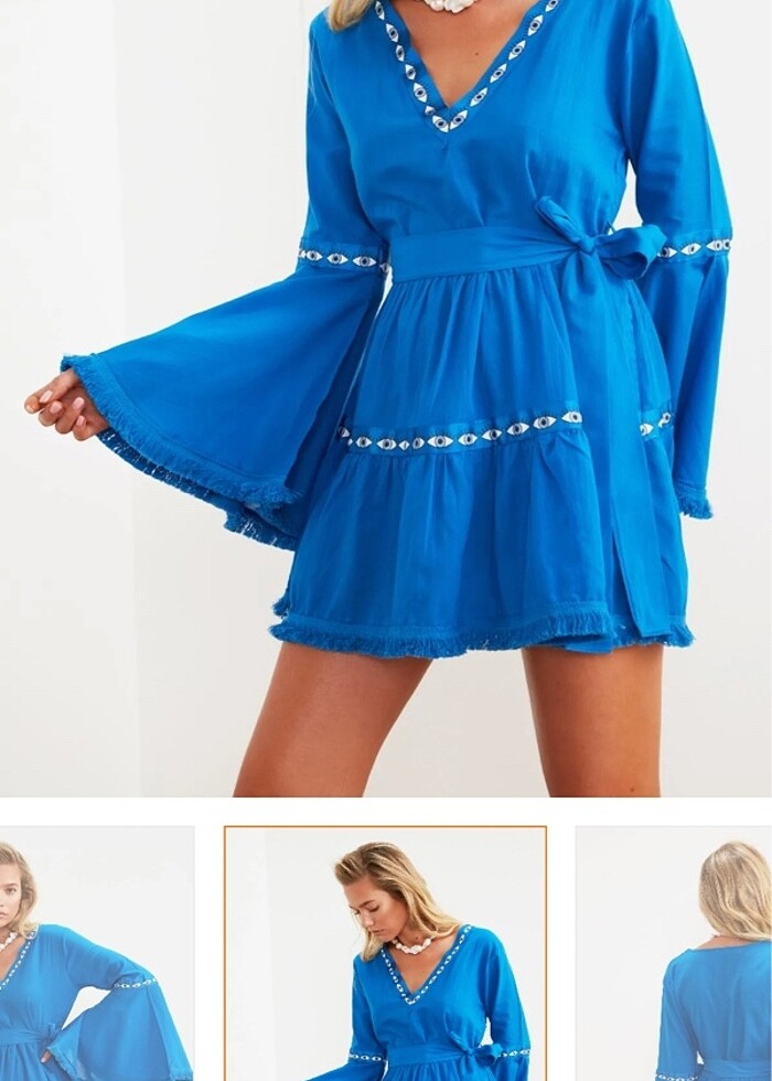 Milla elbise pareo - Görsel 3