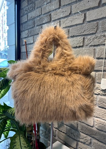 Siyah Kürklü Kadın Çanta - Görsel 4