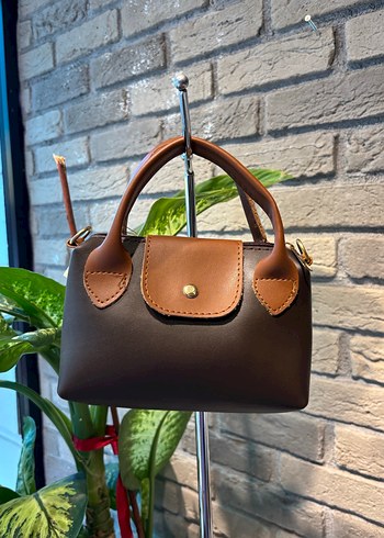 Kahverengi Tokalı Kadın Deri Çanta - Görsel 4