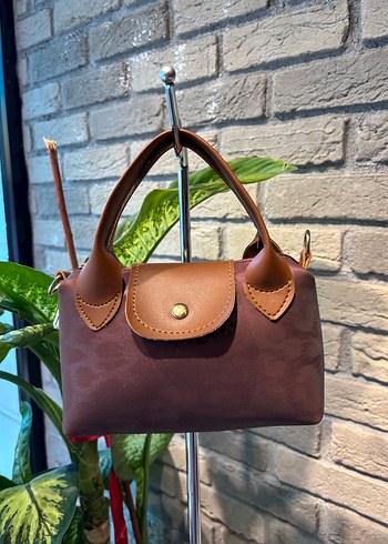 Kahverengi Tokalı Kadın Deri Çanta - Görsel 3