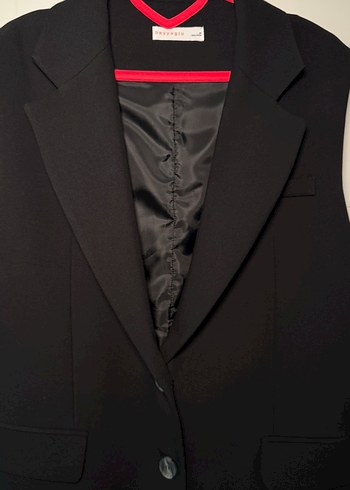 Yeni Düğmeli Siyah Kadın Yelek Beyyoğlu - Görsel 5