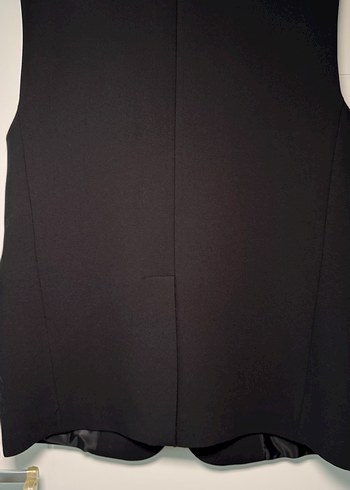 Yeni Düğmeli Siyah Kadın Yelek Beyyoğlu - Görsel 6