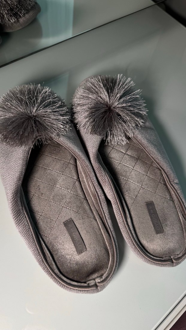 Gri Kadın terlik oysho - Görsel 3