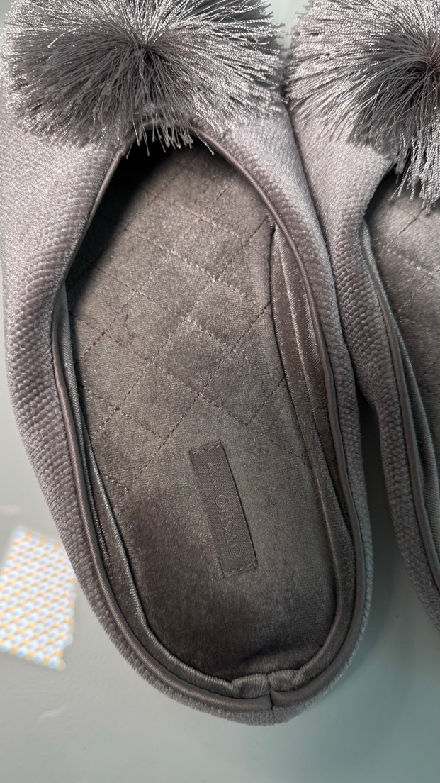 Gri Kadın terlik oysho - Görsel 4